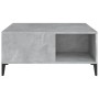 Mesa de centro madera contrachapada gris hormigón 80x80x36,5 cm de vidaXL, Mesas de centro - Ref: Foro24-821104, Precio: 51,5...