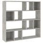 Estantería/divisor de espacios gris hormigón 105x24x102 cm de vidaXL, Divisores de ambientes - Ref: Foro24-823249, Precio: 70...