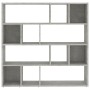 Estantería/divisor de espacios gris hormigón 105x24x102 cm de vidaXL, Divisores de ambientes - Ref: Foro24-823249, Precio: 70...