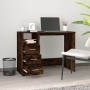 Desk with smoked oak veneer drawers 102x50x76 cm by vidaXL, Desks - Ref: Foro24-823037, Price: 82,63 €, Discount: %