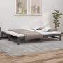 Removable sofa bed solid gray pine wood 2x(100x200) cm by vidaXL, Beds and slatted bases - Ref: Foro24-823401, Price: 166,39 ...