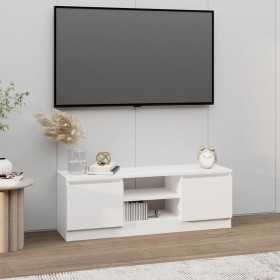 TV stand with white door 102x30x36 cm by vidaXL, TV Furniture - Ref: Foro24-823350, Price: 59,41 €, Discount: %