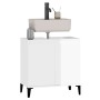 Glossy white plywood sink cabinet 58x33x60cm by vidaXL, bathroom vanities - Ref: Foro24-821262, Price: 62,99 €, Discount: %