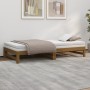 Removable sofa bed solid brown pine wood 2x(90x200) cm by vidaXL, Beds and slatted bases - Ref: Foro24-823407, Price: 120,99 ...