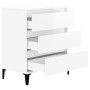 Glossy white plywood sideboard 60x35x70 cm by vidaXL, Sideboards - Ref: Foro24-823050, Price: 63,56 €, Discount: %