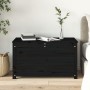 Solid black pine wood storage box 80x40x45.5 cm by vidaXL, Closets and storage - Ref: Foro24-823538, Price: 68,91 €, Discount: %