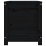 Caja de almacenaje madera maciza de pino negro 80x40x45,5 cm de vidaXL, Armarios y almacenamiento - Ref: Foro24-823538, Preci...