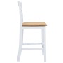 Kitchen stools 2 units white fabric by vidaXL, Kitchen stools - Ref: Foro24-241702, Price: 140,75 €, Discount: %