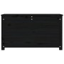 Caja de almacenaje madera maciza de pino negro 80x40x45,5 cm de vidaXL, Armarios y almacenamiento - Ref: Foro24-823538, Preci...