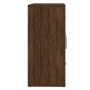 Aparador de madera contrachapada roble marrón 91x29,5x65 cm de vidaXL, Aparadores - Ref: Foro24-823349, Precio: 93,71 €, Desc...