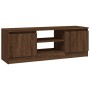 Mueble de TV con puerta roble marrón 102x30x36 cm de vidaXL, Muebles TV - Ref: Foro24-823357, Precio: 50,06 €, Descuento: %