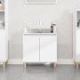 White plywood bathroom cabinet 58x33x60 cm by vidaXL, bathroom vanities - Ref: Foro24-821252, Price: 50,29 €, Discount: %