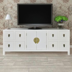 Sideboard im asiatischen Stil mit 8 Schubladen und 2 Holztüren von vidaXL, Sideboards - Ref: Foro24-241733, Preis: 222,99 €, ...