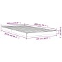 Solid gray pine wood bed frame 100x200 cm by vidaXL, Beds and slatted bases - Ref: Foro24-823456, Price: 107,57 €, Discount: %