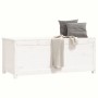 Solid white pine wood storage box 110x50x45.5 cm by vidaXL, Closets and storage - Ref: Foro24-823540, Price: 129,78 €, Discou...