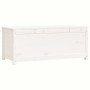 Solid white pine wood storage box 110x50x45.5 cm by vidaXL, Closets and storage - Ref: Foro24-823540, Price: 129,78 €, Discou...