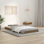 Honey brown pine wood single bed frame 90x190 cm by vidaXL, Beds and slatted bases - Ref: Foro24-823482, Price: 100,99 €, Dis...