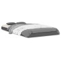 Estructura de cama madera maciza de pino gris 90x190 cm de vidaXL, Camas y somieres - Ref: Foro24-823481, Precio: 82,99 €, De...