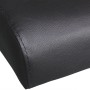 Sofá cama con dos cojines cuero artificial ajustable negro de vidaXL, Sofás - Ref: Foro24-241722, Precio: 193,94 €, Descuento: %