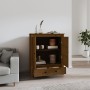 High sideboard solid honey brown pine wood 83x41.5x100 cm by vidaXL, Sideboards - Ref: Foro24-823517, Price: 179,88 €, Discou...