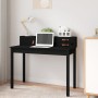 Solid black pine wood desk 110x50x93 cm by vidaXL, Desks - Ref: Foro24-823533, Price: 114,88 €, Discount: %