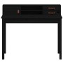 Solid black pine wood desk 110x50x93 cm by vidaXL, Desks - Ref: Foro24-823533, Price: 114,88 €, Discount: %