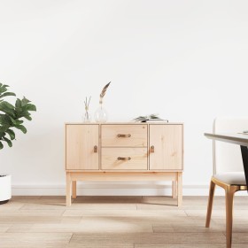 Solid pine wood sideboard 110x40x78 cm by vidaXL, Sideboards - Ref: Foro24-823524, Price: 133,44 €, Discount: %