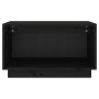 Solid black pine wood TV stand 60x35x35 cm by vidaXL, TV Furniture - Ref: Foro24-813828, Price: 34,99 €, Discount: %