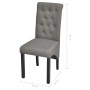 Dining chairs 2 units light gray fabric by vidaXL, dining chairs - Ref: Foro24-242222, Price: 150,22 €, Discount: %