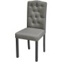 Dining chairs 2 units gray fabric by vidaXL, dining chairs - Ref: Foro24-242223, Price: 142,42 €, Discount: %