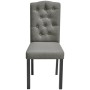 Dining chairs 2 units gray fabric by vidaXL, dining chairs - Ref: Foro24-242223, Price: 142,42 €, Discount: %