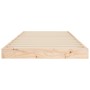 Estructura de cama madera maciza de pino 75x190 cm de vidaXL, Camas y somieres - Ref: Foro24-823484, Precio: 63,39 €, Descuen...