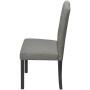 Dining chairs 2 units gray fabric by vidaXL, dining chairs - Ref: Foro24-242223, Price: 142,42 €, Discount: %