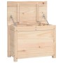 Caja de almacenamiento madera maciza de pino 60x32x45,5 cm de vidaXL, Armarios y almacenamiento - Ref: Foro24-823544, Precio:...