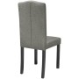 Dining chairs 2 units gray fabric by vidaXL, dining chairs - Ref: Foro24-242223, Price: 142,42 €, Discount: %