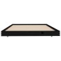 Estructura de cama madera maciza de pino negro 80x200 cm de vidaXL, Camas y somieres - Ref: Foro24-823503, Precio: 95,32 €, D...