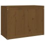 Baúl para colada madera maciza pino marrón miel 88,5x44x66 cm de vidaXL, Cestas para ropa - Ref: Foro24-823572, Precio: 103,2...