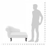 Weißes Kunstleder-Sofa von vidaXL, Tagesbetten - Ref: Foro24-242405, Preis: 204,47 €, Rabatt: %