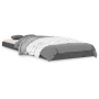 Estructura de cama madera maciza pino gris 75x190 cm de vidaXL, Camas y somieres - Ref: Foro24-823486, Precio: 86,59 €, Descu...