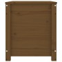 Caja de almacenaje madera maciza pino marrón miel 80x40x45,5 cm de vidaXL, Armarios y almacenamiento - Ref: Foro24-823537, Pr...