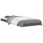 Estructura de cama madera maciza pino gris 75x190 cm de vidaXL, Camas y somieres - Ref: Foro24-823486, Precio: 86,59 €, Descu...