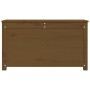 Caja de almacenaje madera maciza pino marrón miel 80x40x45,5 cm de vidaXL, Armarios y almacenamiento - Ref: Foro24-823537, Pr...