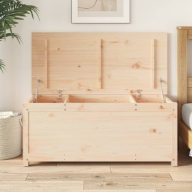 Solid pine wood storage box 110x50x45.5 cm by vidaXL, Closets and storage - Ref: Foro24-823539, Price: 137,19 €, Discount: %