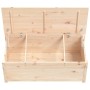 Aufbewahrungsbox aus massivem Kiefernholz 110x50x45,5 cm von vidaXL, Schränke und Lagerung - Ref: Foro24-823539, Preis: 138,4...