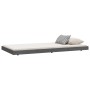 Estructura de cama madera maciza de pino gris 80x200 cm de vidaXL, Camas y somieres - Ref: Foro24-823501, Precio: 90,28 €, De...