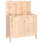 Solid pine wood laundry chest 88.5x44x76 cm by vidaXL, Laundry baskets - Ref: Foro24-823579, Price: 97,99 €, Discount: %