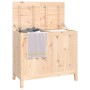 Solid pine wood laundry chest 88.5x44x76 cm by vidaXL, Laundry baskets - Ref: Foro24-823579, Price: 97,99 €, Discount: %