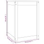 Baúl para la colada madera maciza de pino 44x44x66 cm de vidaXL, Cestas para ropa - Ref: Foro24-823564, Precio: 66,01 €, Desc...