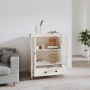 High sideboard solid white pine wood 83x41.5x100 cm by vidaXL, Sideboards - Ref: Foro24-823515, Price: 167,14 €, Discount: %