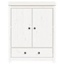 High sideboard solid white pine wood 83x41.5x100 cm by vidaXL, Sideboards - Ref: Foro24-823515, Price: 167,14 €, Discount: %